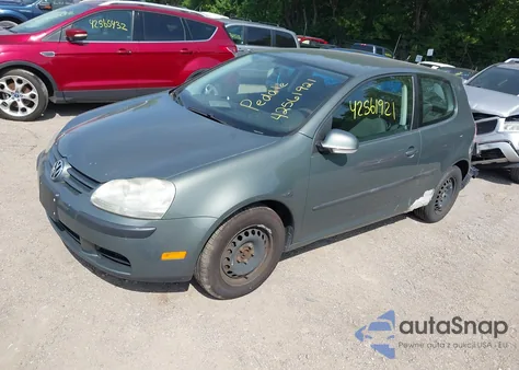 2007 Volkswagen Rabbit 2-Door из США, поврежденный, VIN WVWBR71K27W190382